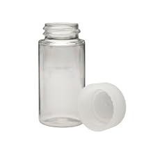 Wheaton 986740 PET 20mL Liquid Scintillation Vial, with Polypropylene Foamed Polyethylene Lined Screw Cap Packaged Separately (Case of 1000)