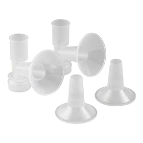 Ameda Funnels 30.5 mm/28.5 mm for Ameda Lactaline Electric Breastpump (Pack of 2)