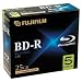 Fujifilm Media 25303605 BD-R Blue Ray Disc Write Once 10MM Jewel Case - 5 Pack Box