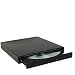 24x USB External Slim CD-ROM Drive (Black)