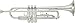 Yamaha YTR-2330 Standard Bb Trumpet Bb Trumpet Silver
