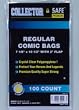 Collector Safe - Regular Size Comic Book Bags (Qty = 1 pack of 100)