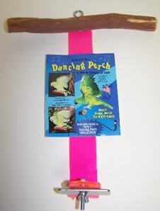 Pollys Pet Products Dancing Bird Perch Size Large Assorted Colors