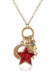 NINE WEST VINTAGE AMERICA "Treasure Trove" Gold-Tone Multi-Drop Star Convertible Pendant Necklace, 16"-32"