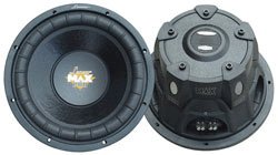 New Lanzar 6.5inch Max Pro Series Small Enclosure 4 Ohm Subwoofer-600 Watts Each Magnet Structure