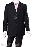 Ferre Three Button Double vented Charcoal Wool Suit 40L - $850 MERINO WOOL SUIT with MONEY BACK GUARANTEE