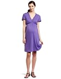 Everly Grey Women's Maternity Flutter Sleeve Miley Dress
