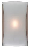 Access Lighting 62050-BS/OPL Radon Wall Sconce Fixture, Brushed