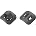 Jagwire Alloy Stick-On Guides w/ C-Clips Black, Box/3