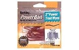 Berkley PowerBait 3 Trout Worms Bubblegum (MTW3-BGM)