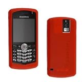 OEM Blackberry Pearl 8100 Flexi Silicone Skin Case Red Hdw-13021-003
