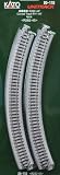 Kato N Scale Unitrack 11 Radius Curve Track 45-Degree (4 Pieces)