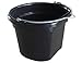 Master Rancher MR8QP-FSB-BLK 8 Quart Black Flat Bucket