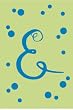 Monogram Polka Dot Garden Size Flag - E