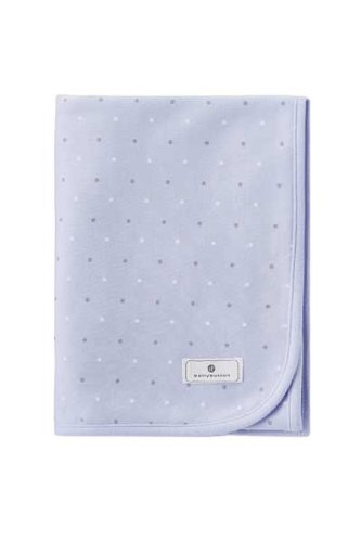 bellybutton 4323-2-00 - Jerseydecke, blue with dots, 80 x 80 cm Preisvergleich