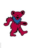 Grateful Dead - Red Bear Diecut Sticker
