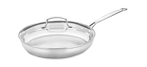 Cuisinart 722-30G Chef's Classic 12-Inch Skillet with Glass Cover