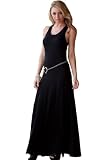 Long Black Tank Style Dress
