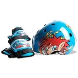 Kidzamo: Coby Skateboard Helmet and Padset Combo