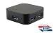 Binair Systems - Hub USB 3.0 "Super Speed 5Gbps" 4 ports auto alimenté. Hautes performances. Câble USB 3.0 et alimentation USB fournis. Design aluminium et vitré.