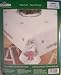 Bucilla Christmas Tablecloth Cross Stitch Peace Wreath Pattern