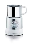 Severin SM 9685 Milchaufsch�umer / silber-wei� / Induktionsverfahren / 700 ml / kaltes und warmes Aufsch�umen in 4 verschiedenen Temperaturstufen