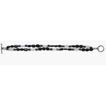 7 1 2 Iolite, Lapiz and Moonstone Semi Precious Bead Bracelet - Sterling... by Moonstone Birthstones