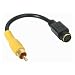 StarTech SVID2COMPFM S-Video to Composite Video Adapter Cable 6-Inch
