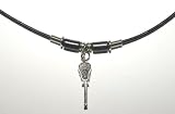 Lacrosse Pewter Charm Necklace Jewelry