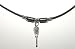 Lacrosse Pewter Charm Necklace Jewelry