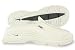 NIKE AFTERPARTY II LEATHER MULES - WHITE - SIZE UK 4.5