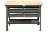 72 X 36 4 Drawer With Steel Top Workbench
