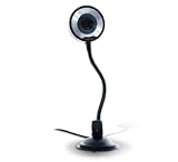 Produkt-Bild: Canyon CNR-WCAM613G 1,3-Megapixel-Standwebcam mit integriertem Mikrofon schwarz / silber
