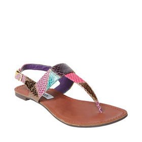 STEVE MADDEN SHUTTLE SANDAL MULTICOLOR 9.5