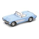 1957 Chevrolet Corvette Blue 1 43 Diecast Car Model by Road Signature Series