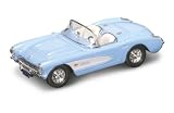 1957 Chevrolet Corvette Blue 1/43 Diecast Car Model