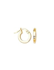 14k Yellow Gold Fancy Hoop Child/Baby Earrings