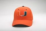 Miami Hurricanes Orange Split U Stretch Fit Cap
