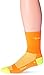 Defeet Aireator Tall Socks, Orange/Hi-Vis Yellow, X-Large
