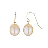 Honora Baroque Gold Pearl Earrings