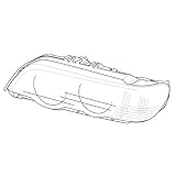 BMW Genuine Left headLight, White Turn Indicator, For X5 3.0i, X5 4.4i, X5 4.6is by... by BMW
