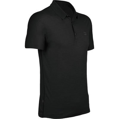 Icebreaker Men's Tech Polo, Large, Black On Sale