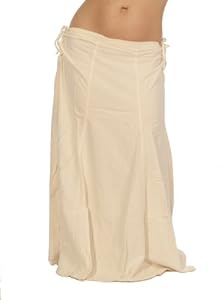 Dress Like A Pirate Brand Modern take on a Medieval Kirtle Skirt (Large, Natural/Ivory/Unbleached)