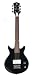 Musical Instruments : Luna Pandora Mini Double Cutaway Acoustic Guitar, Black