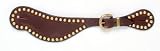 Royal King Shaped Leather Spur Straps
