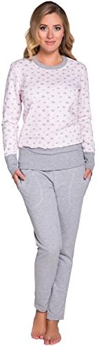 Italian Fashion IF Womens Pyjama Kabi 0223 Pink/Melange S