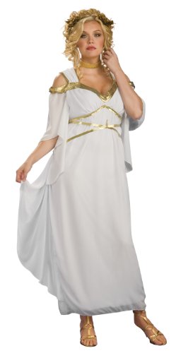 Rubie's Costume Roman Goddess Costume, White, Full Figure