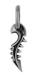 BICO AUSTRALIA JEWELRY (E156) SAURIANS TAIL - REBIRTH & SECOND CHANCES - Comes with a Generic 18 inch (to 20in) Adjustable 4mm Black Rubber Necklace.