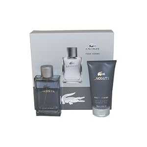 Lacoste Pour Homme by Lacoste for Men - 2 Pc Gift Set 3.3oz EDT Spray, 5oz Shower Gel