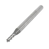 uxcell　ストレートシャンクエンドミル　3枚刃　4mmシャンク径　HSS